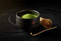 Kōyō Ceremonial Matcha in black background